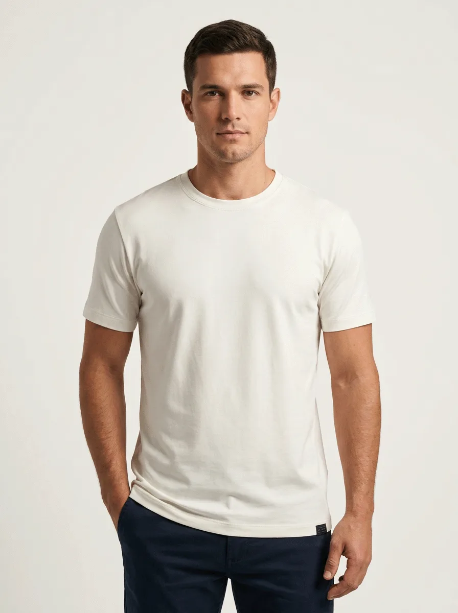 T-SHIRT TECH EM VISCOSE C/ POLIAMIDA