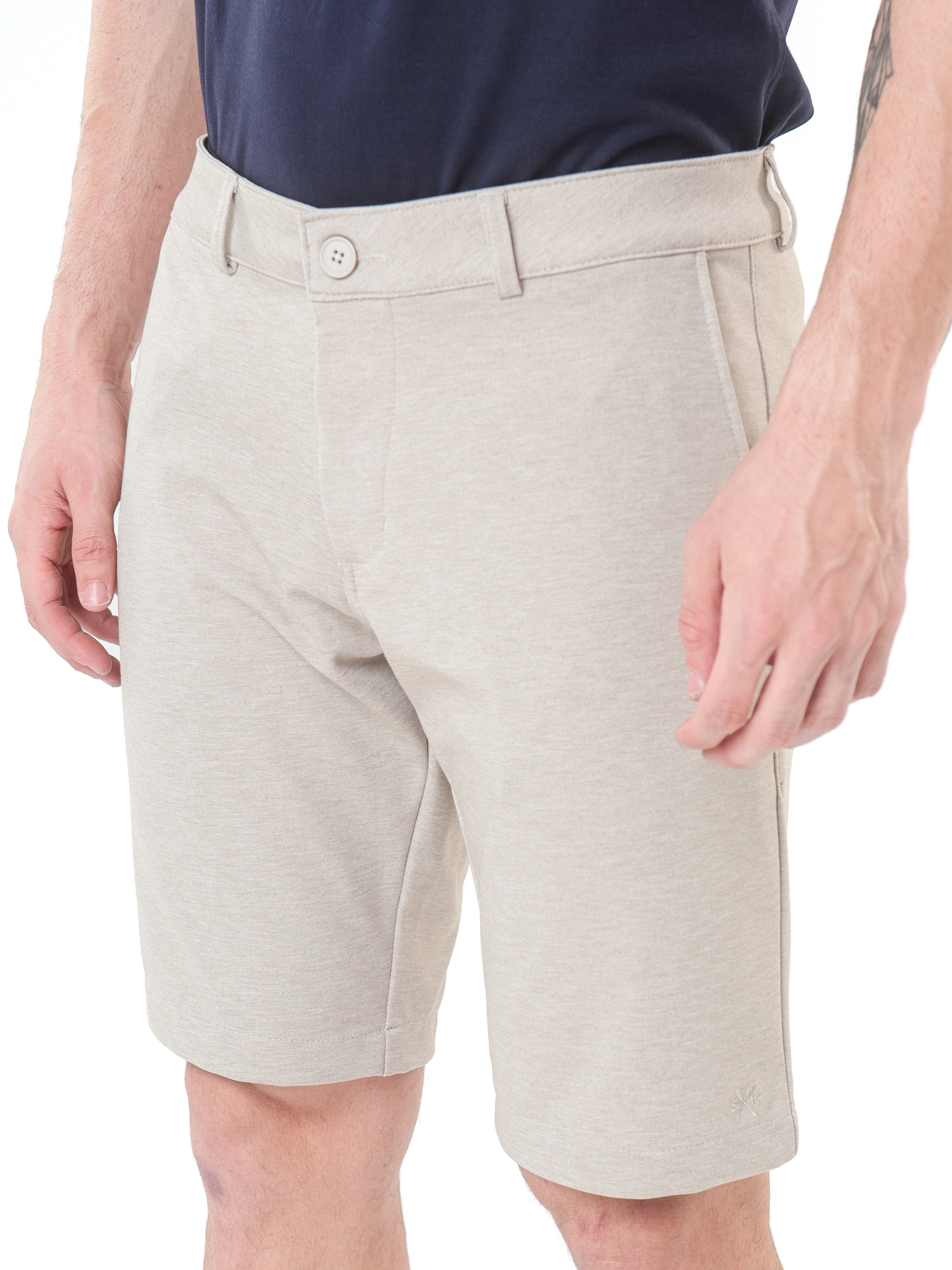 BERMUDA PREMIUM BOLSO FACA EM MALHA C/ VISCOSE E LYCRA
