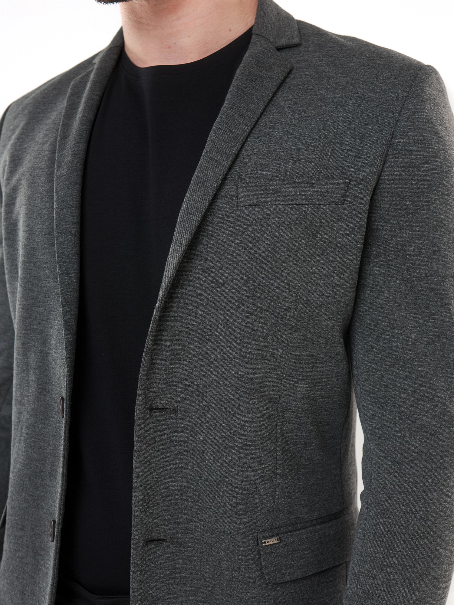BLAZER PREMIUM EM MALHA C/ VISCOSE E LYCRA