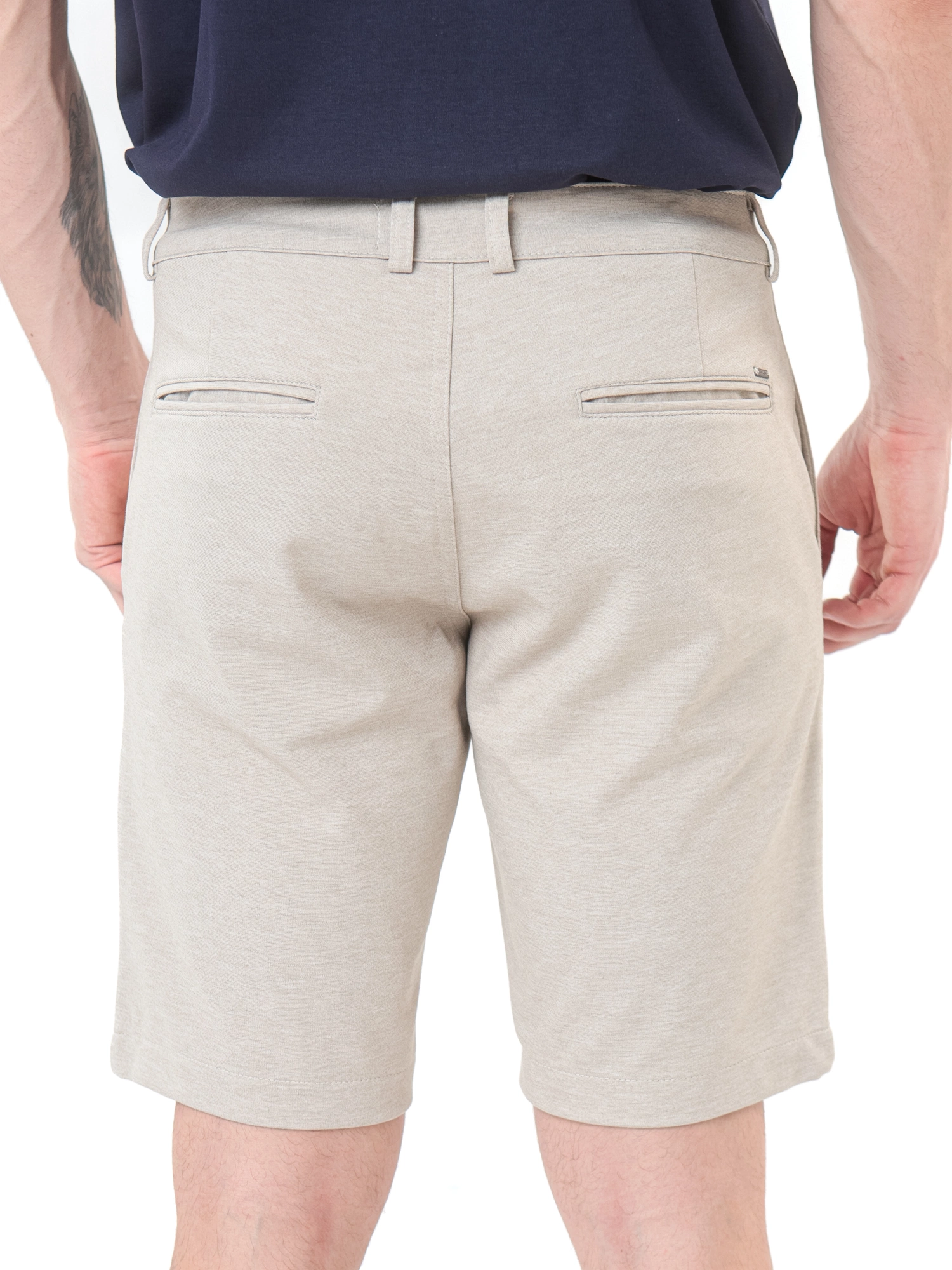 BERMUDA PREMIUM BOLSO FACA EM MALHA C/ VISCOSE E LYCRA