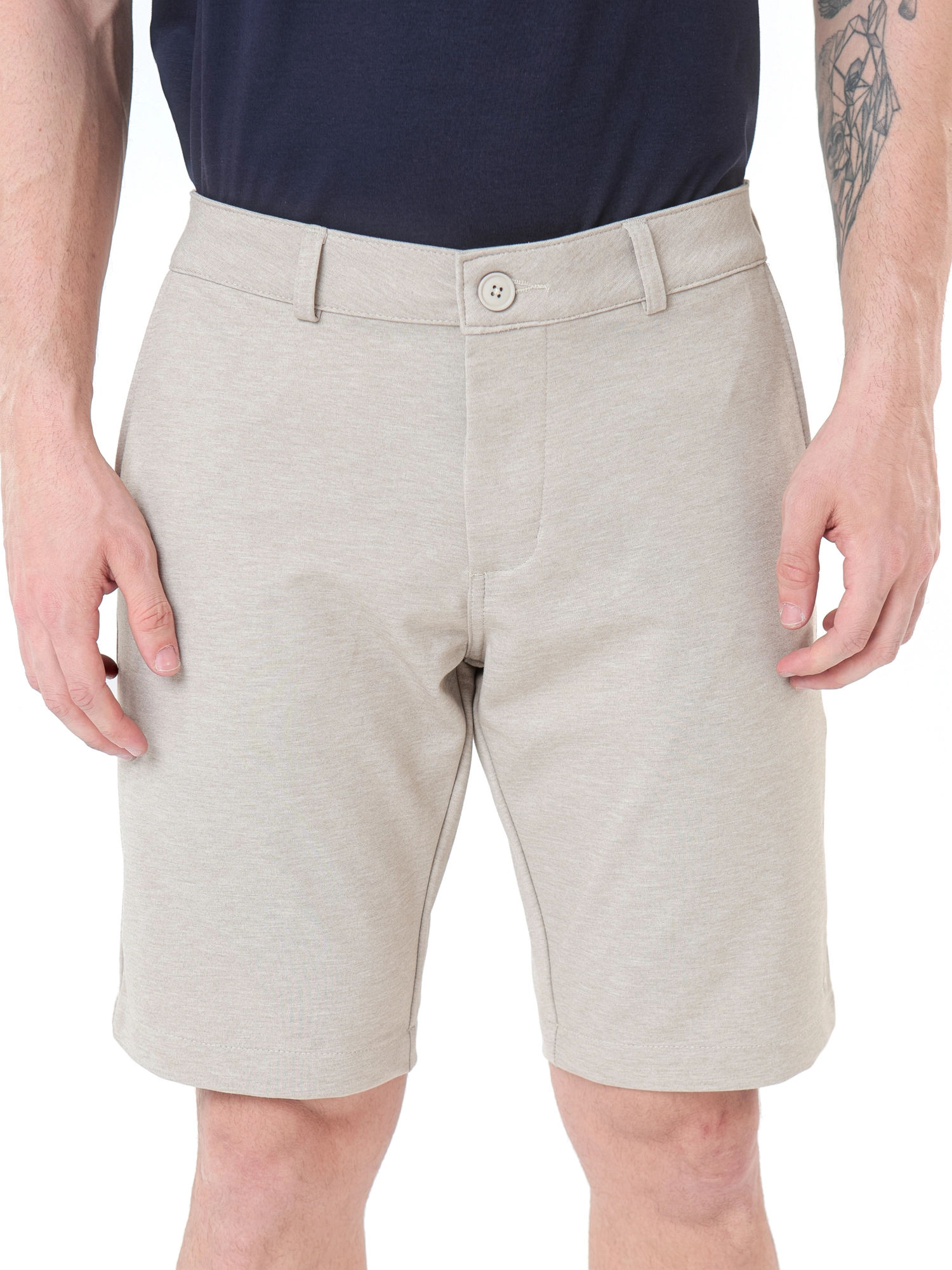 BERMUDA PREMIUM BOLSO FACA EM MALHA C/ VISCOSE E LYCRA