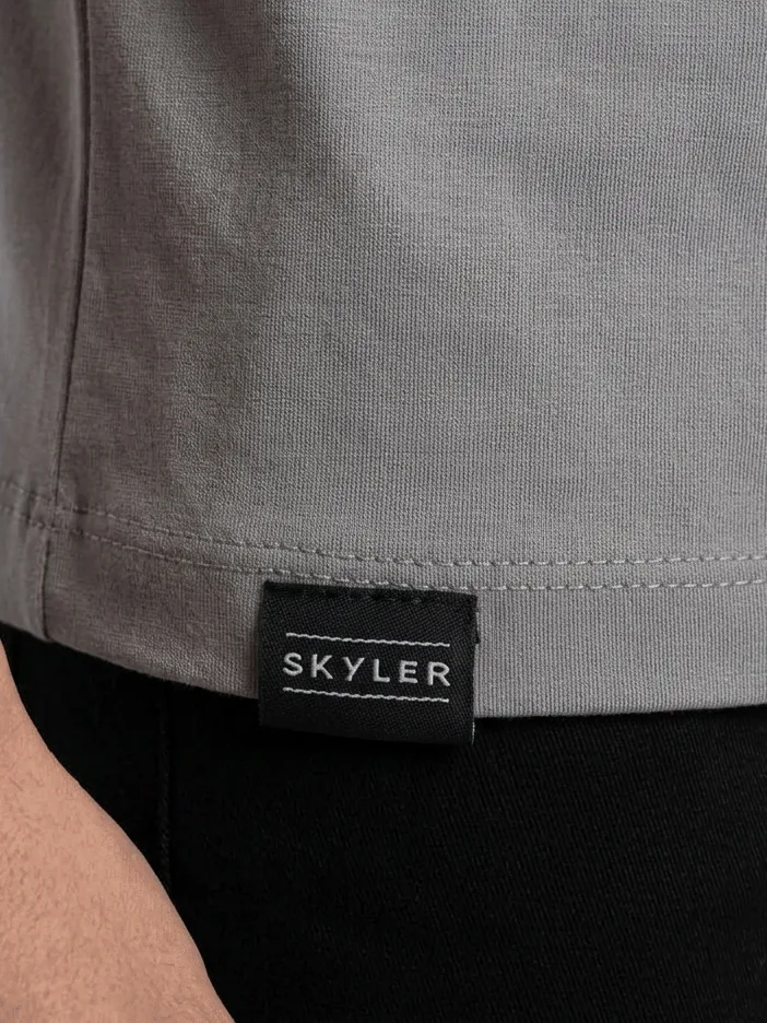 T-SHIRT TECH EM VISCOSE C/ POLIAMIDA E ELASTANO