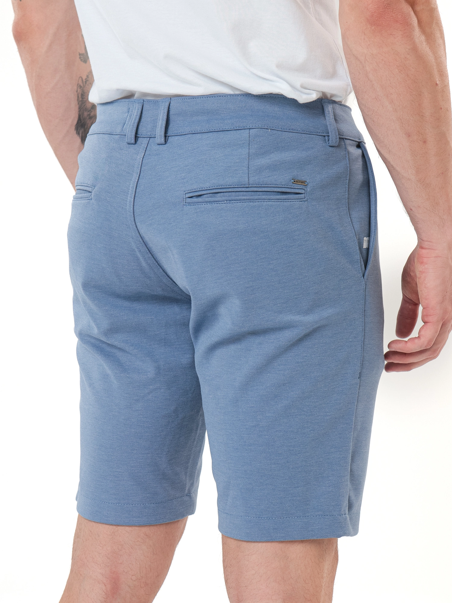 BERMUDA PREMIUM BOLSO FACA EM MALHA C/ VISCOSE E LYCRA