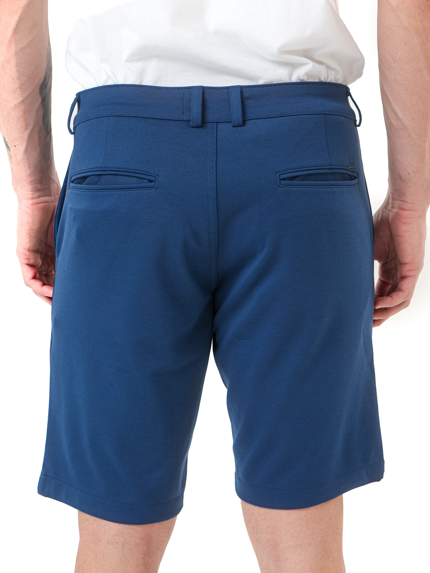 BERMUDA PREMIUM BOLSO FACA EM MALHA C/ VISCOSE E LYCRA
