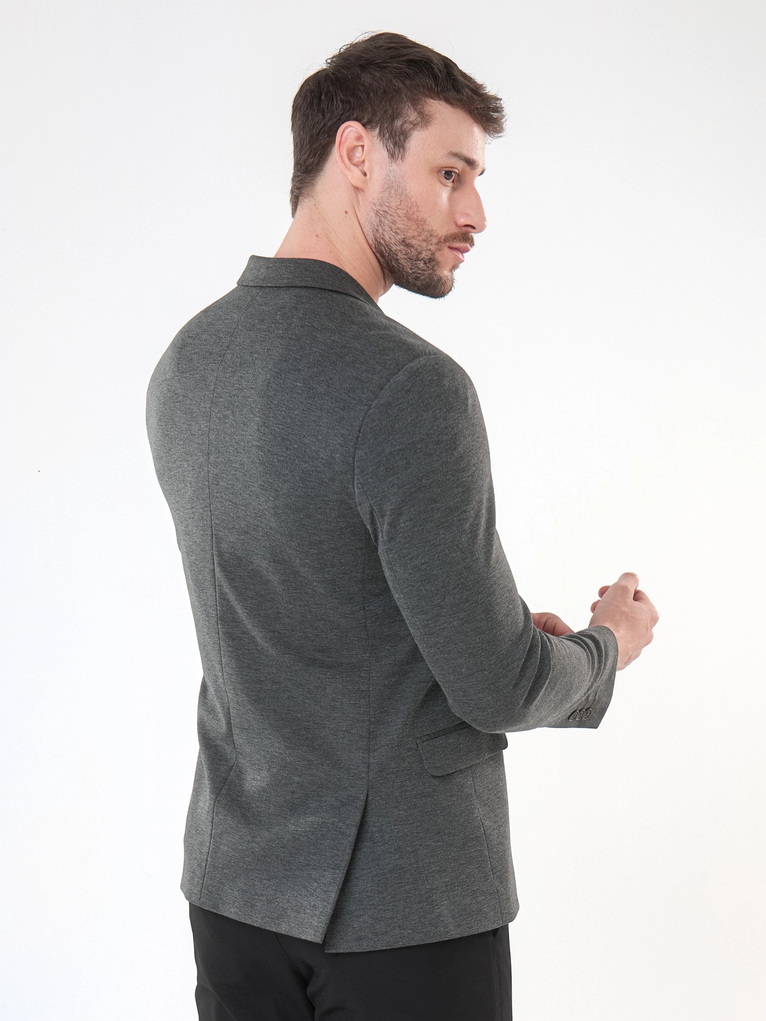 BLAZER PREMIUM EM MALHA C/ VISCOSE E LYCRA