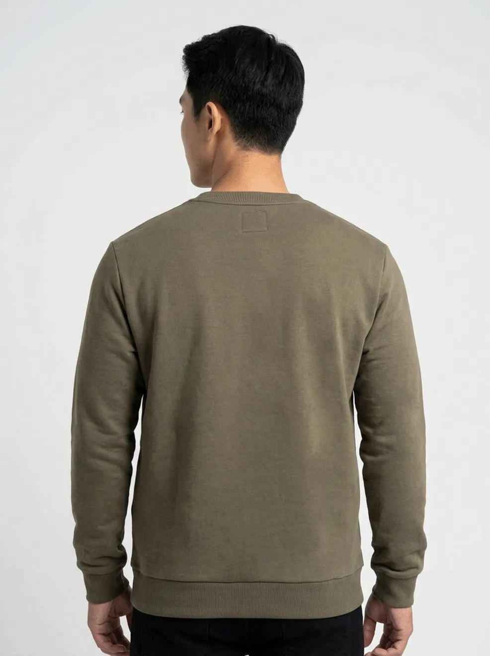 T-SHIRT CASUAL ML EM MOLETOM