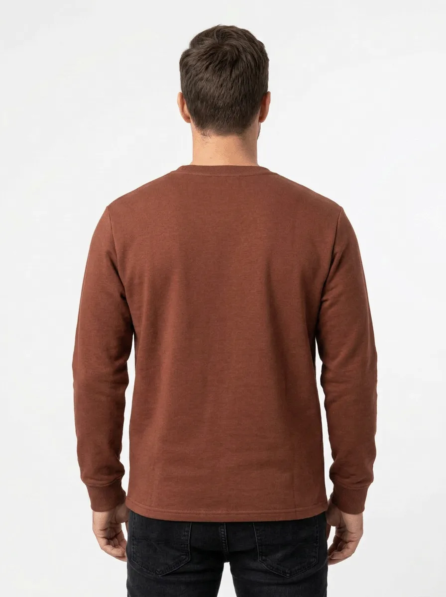 T-SHIRT CASUAL ML EM MOLETOM C/ SILK SKYLER RELEVO